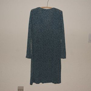 Boden | Dresses | Boden Blue Floral Knit Audrey Dress Sz 2 | Poshmark